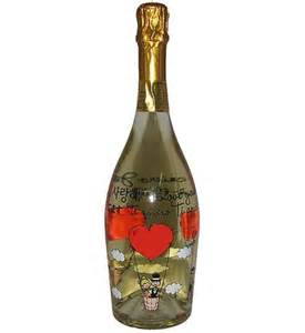 Vill Jolanda Prosecco " I Love You bottle"